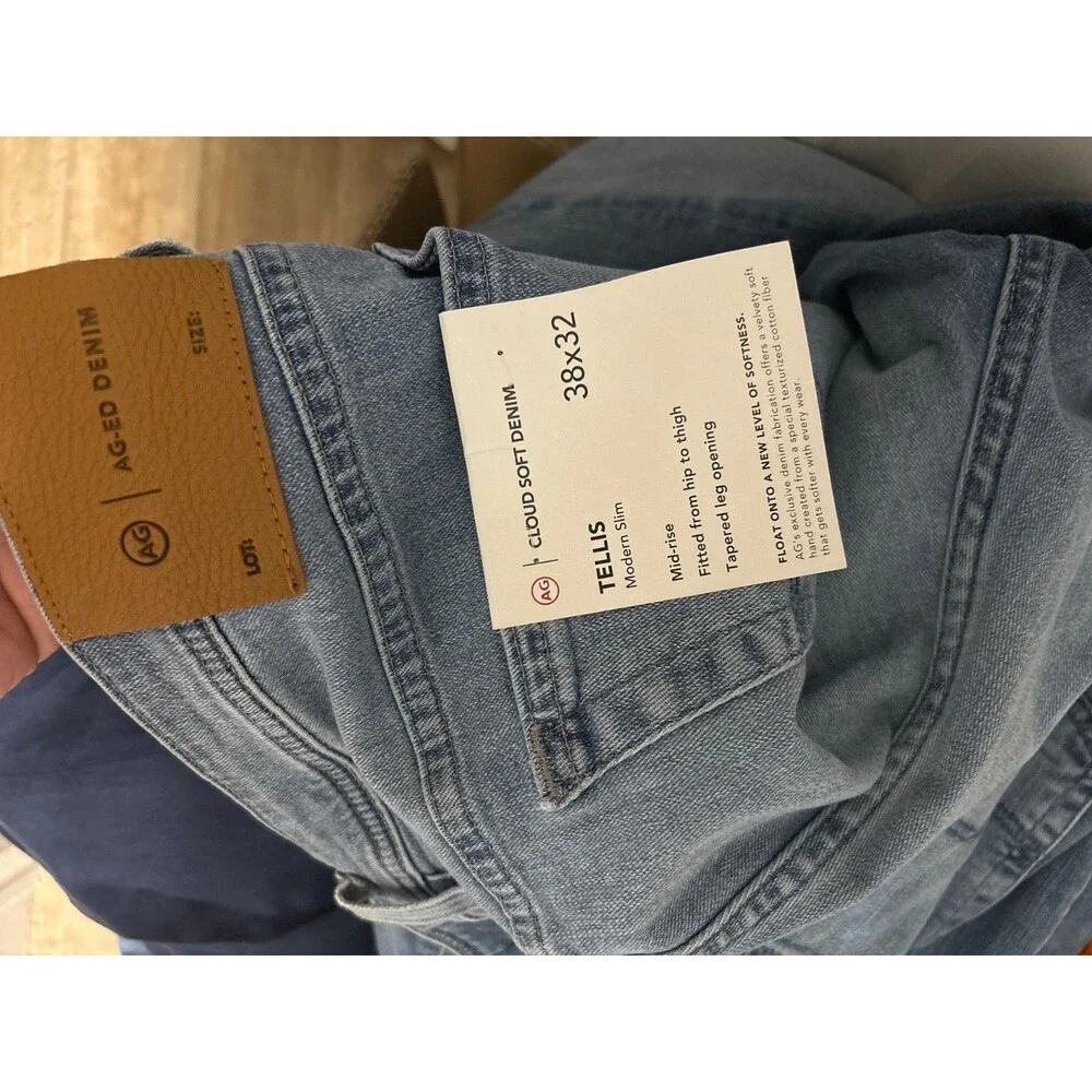 AG Adriano Goldschmied Men’s NWT Tellis Modern Slim Jeans size 38/32 NWT
